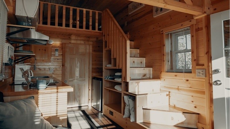 How to Build Tiny Home Stairs